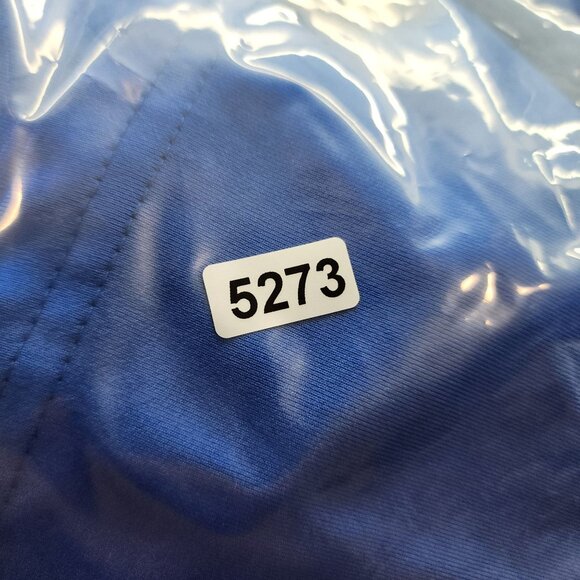 Men's Holloway Blue Shirt Long Sleeve Athletic Crew Neck Stretch Size M - Picture 9 of 9